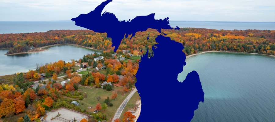 map of michigan