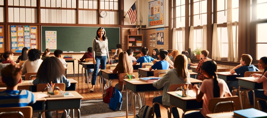 new school classroom