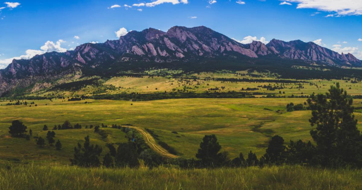 flatiron mountains outside boulder co